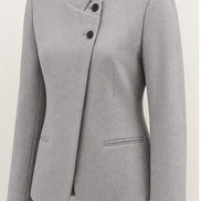Elegant High-Collar Women’s Blazer – Lightweight Chic Spring/Summer Jacket