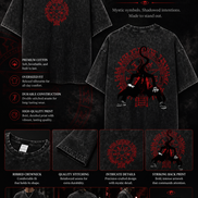 Hellsing Alucard Anime T-Shirt – Vintage Manga Graphic Streetwear Tee