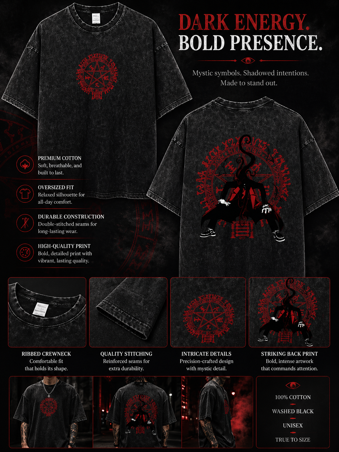 Hellsing Alucard Anime T-Shirt – Vintage Manga Graphic Streetwear Tee