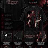 Hellsing Alucard Anime T-Shirt – Vintage Manga Graphic Streetwear Tee