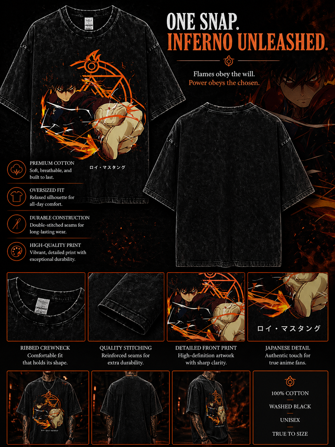 Hellsing Alucard Anime T-Shirt – Vintage Manga Graphic Streetwear Tee