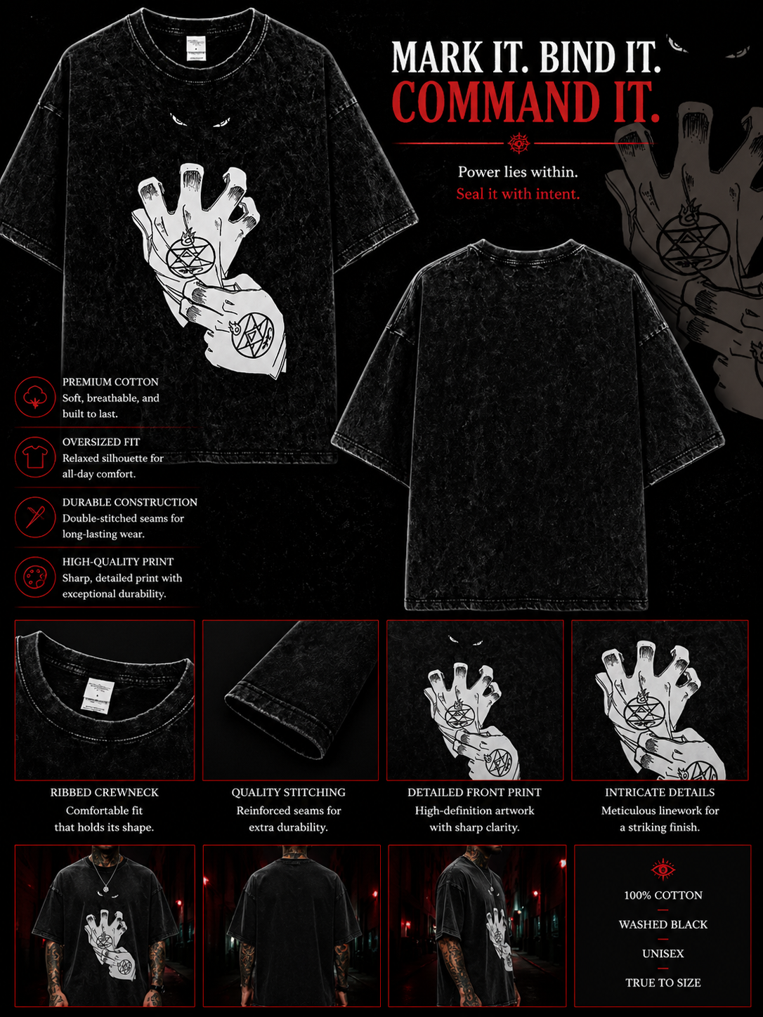 Hellsing Alucard Anime T-Shirt – Vintage Manga Graphic Streetwear Tee