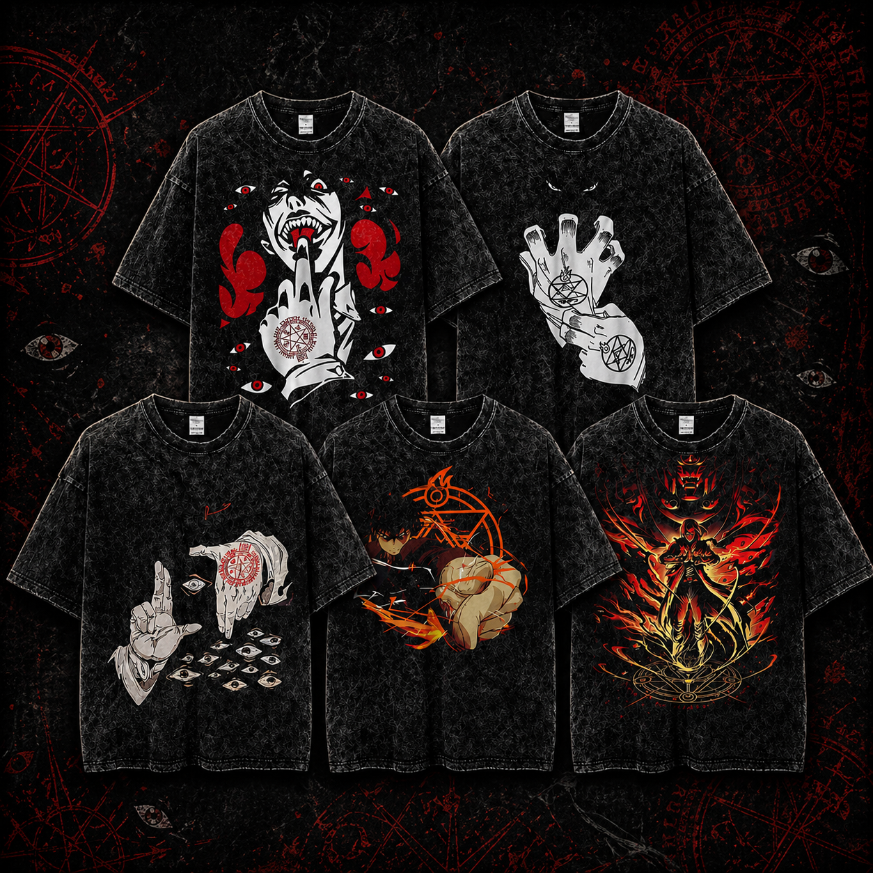 Hellsing Alucard Anime T-Shirt – Vintage Manga Graphic Streetwear Tee