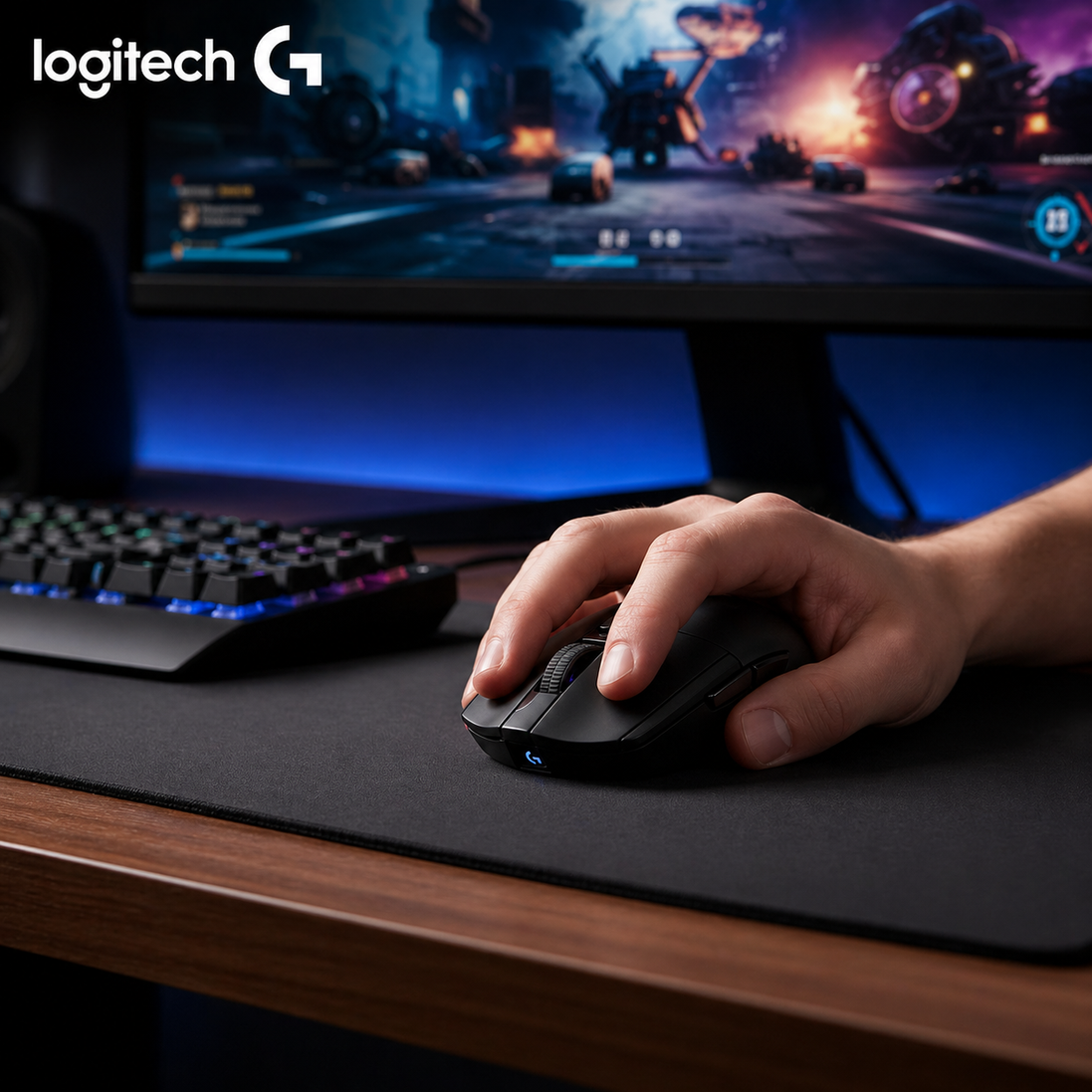 Logitech G304 Lightspeed Wireless Gaming Mouse – 12,000 DPI Sensor, Ultra-Lightweight, 2.4GHz Lag-Free Performance