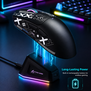 ATTACK SHARK X11 Wireless Gaming Mouse – PAW3311 RGB Mouse with Charging Dock