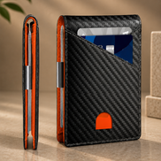 Slim RFID Wallet – Men’s Bifold Card Holder with 12 Card Slots
