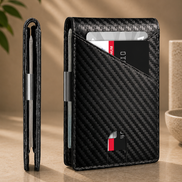 Slim RFID Wallet – Men’s Bifold Card Holder with 12 Card Slots