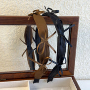 Satin Bow Headband – Elegant Vintage Hairband for Women