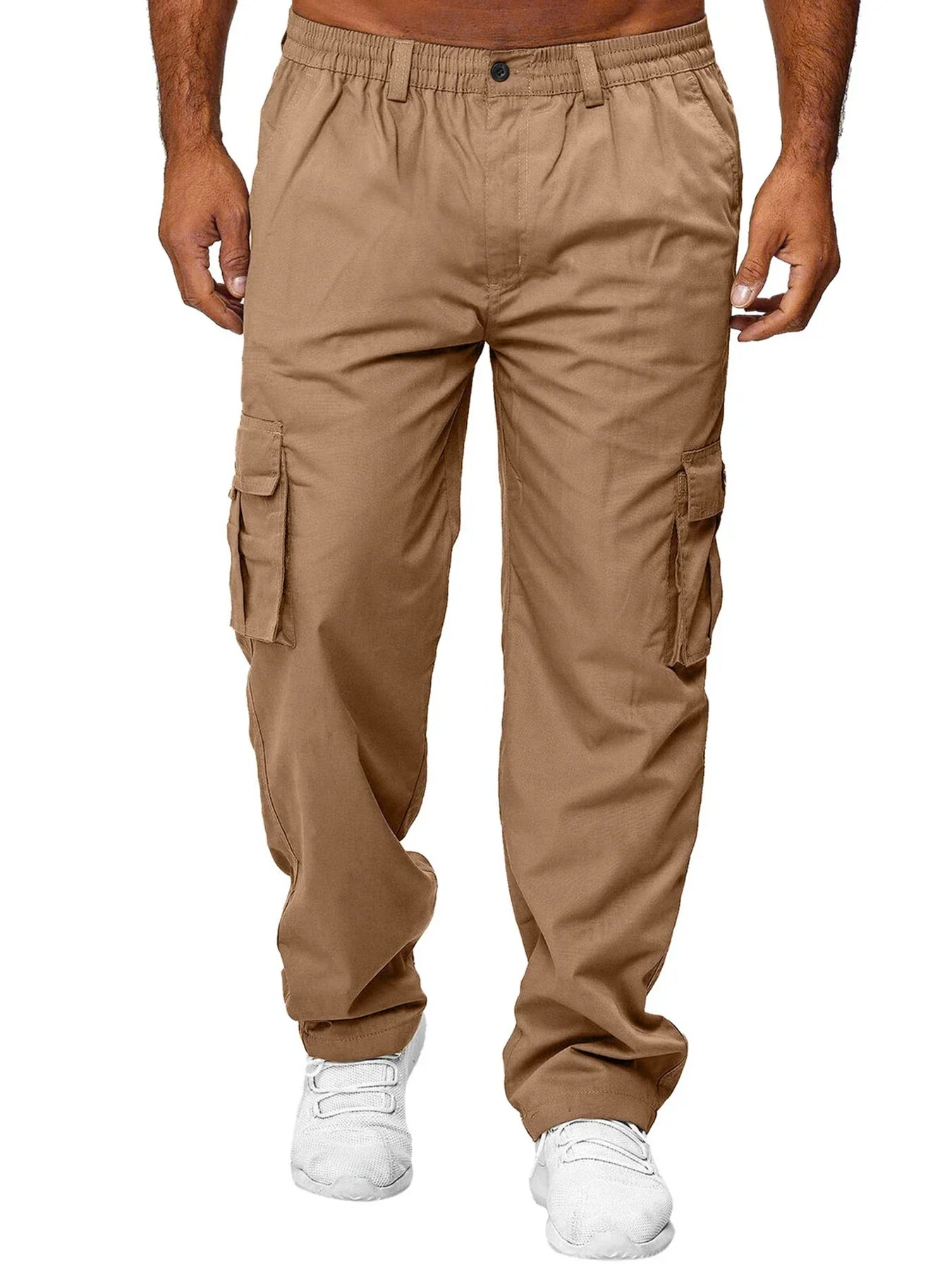 Men’s Cargo Sweatpants – Loose Fit Multi-Pocket Utility Pants
