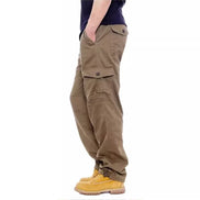 Men’s Baggy Cargo Pants – Multi-Pocket Streetwear Trousers