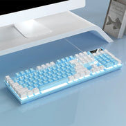 YINDIAO K500 Wired Keyboard – Full-Size Low Profile Keyboard with Numpad for PC, Laptop & Office