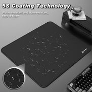 ATTACK SHARK CM02 Gaming Mousepad – eSports Control Mouse Mat with Smooth Surface & Non-Slip Base