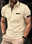 Men’s Printed Polo Shirt – 3D Pattern Casual Summer Polo