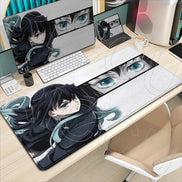 Demon Slayer XXL Anime Mousepad – HD Gaming Desk Mat for Keyboard & Mouse