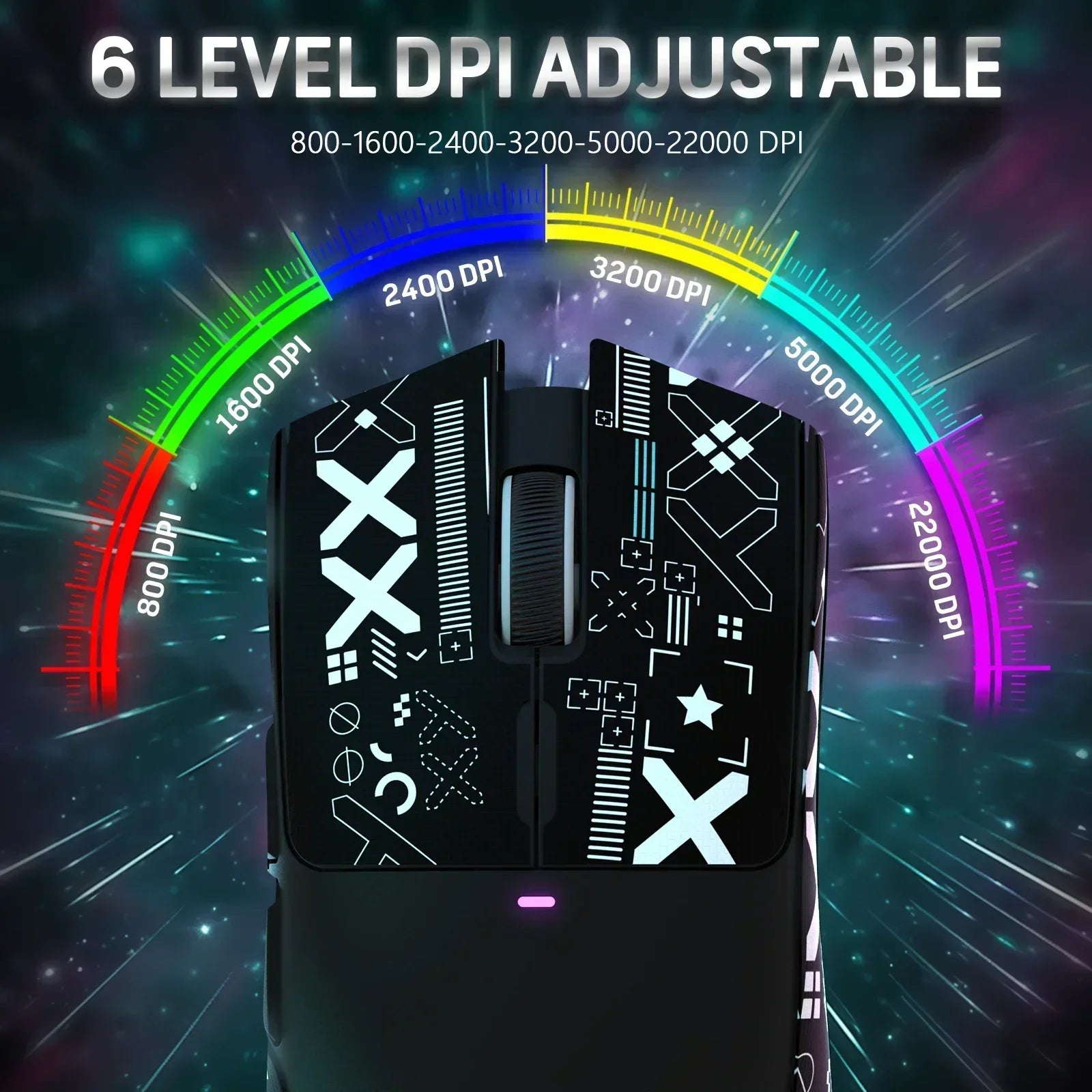 ATTACK SHARK X11 Wireless Gaming Mouse – PAW3311 RGB Mouse with Charging Dock