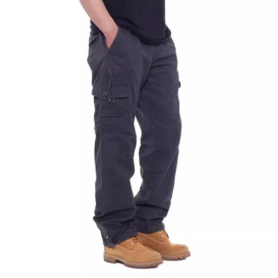 Men’s Baggy Cargo Pants – Multi-Pocket Streetwear Trousers