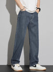 Men’s Lyocell Denim Pants – Lightweight Straight Fit Jeans